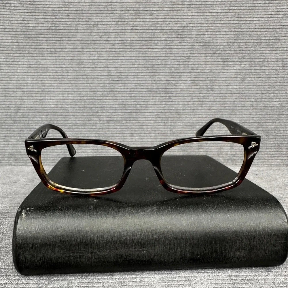 Ray-Ban RB5017 Eyeglass Frames Tortoise‎ Rectangular Italy 52-19-135 Y2K